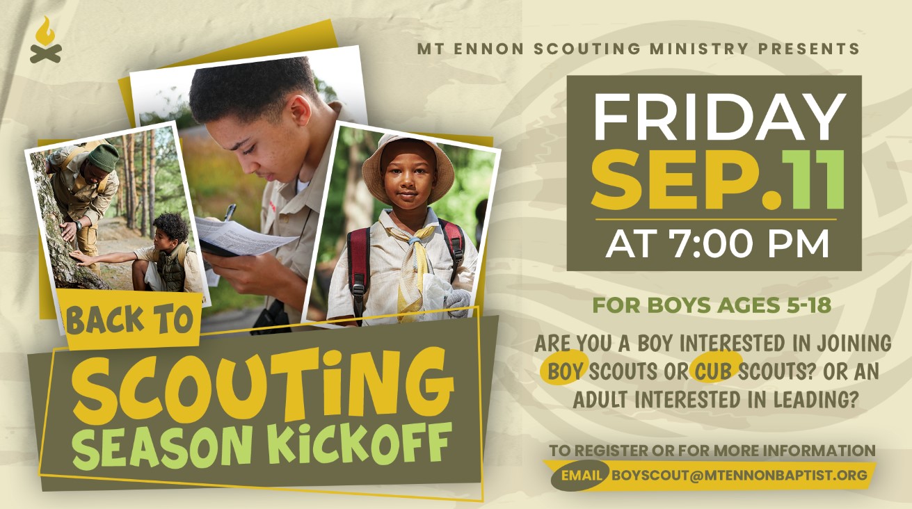 Back to Scouting Season Kickoff